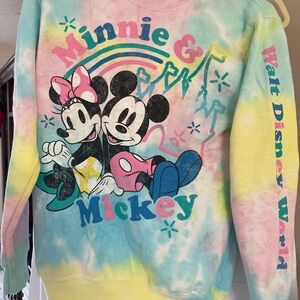 Colorful Disney Minnie & Mickey Sweatshirt
